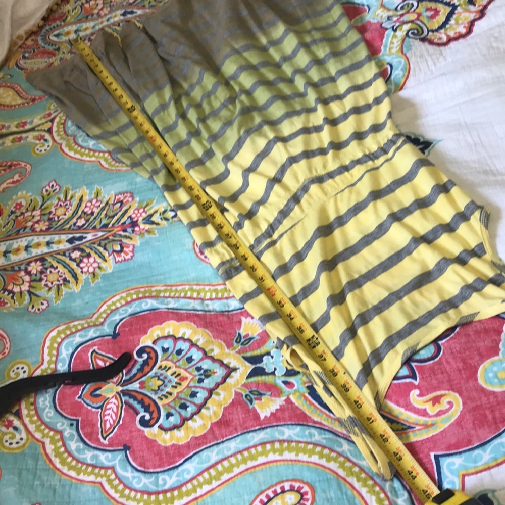 Barbara Lesser striped asymmetric handkerchief, hem dress - Picture 9 of 9
